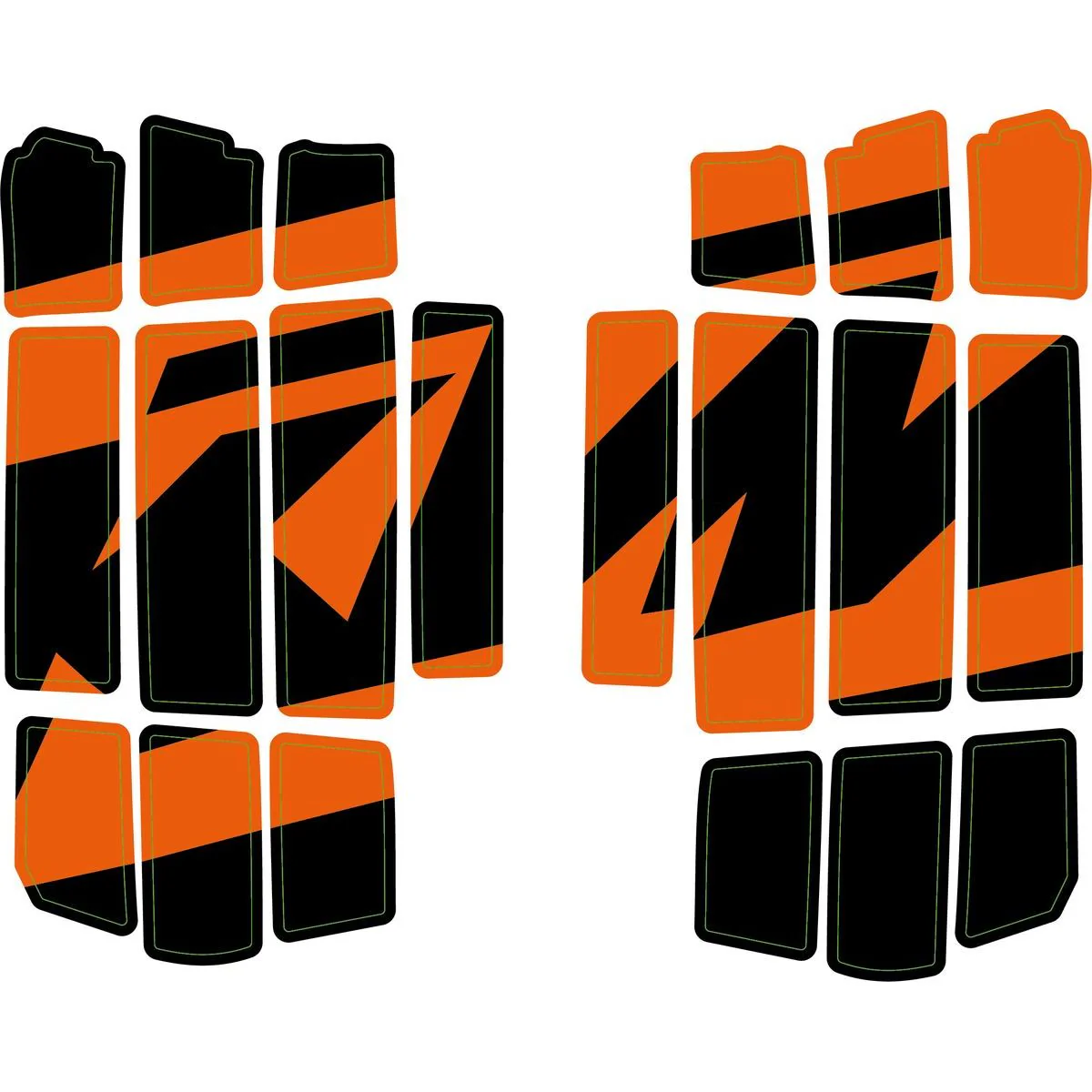 RADIATOR PROTECTION GRILLE STICKER KIT