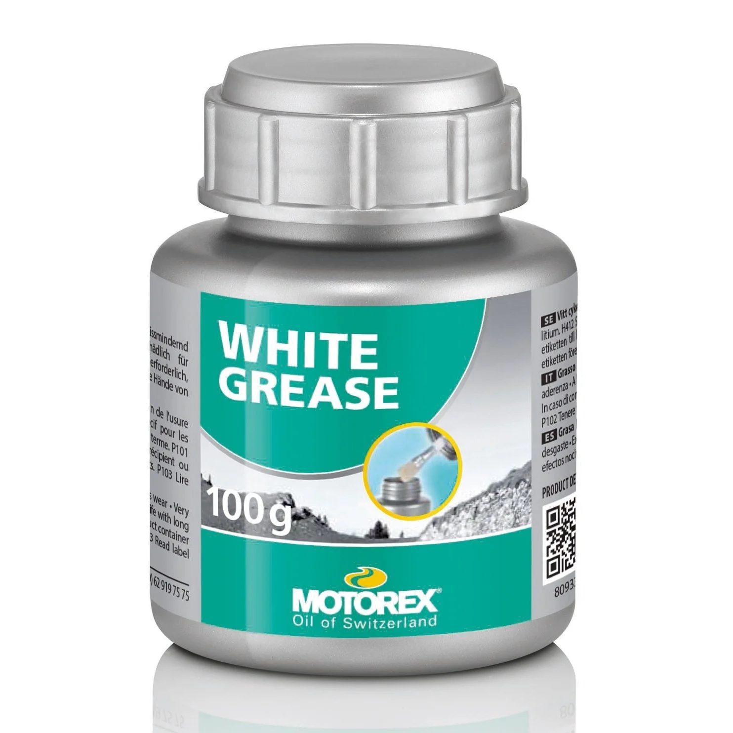 Motorex 628 White Grease Lithium NLGI-2 Brush Pot 100g