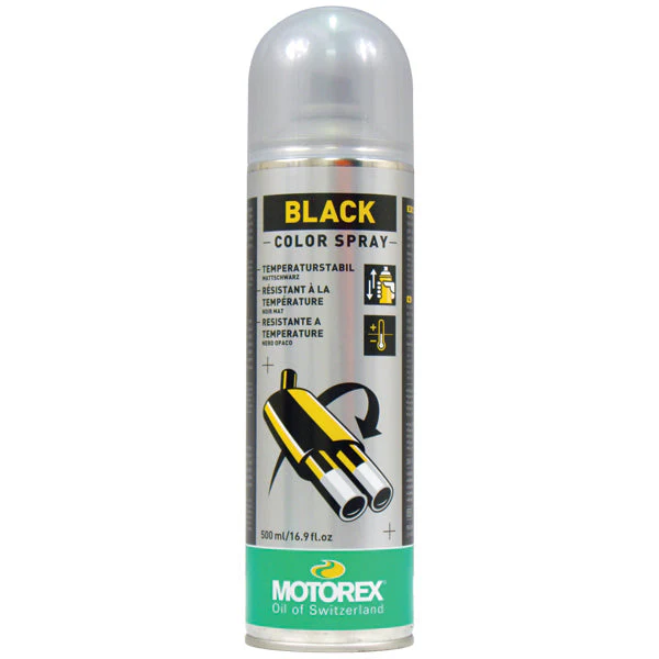 Motorex Black Colour Spray (+400C) Aerosol 500ml