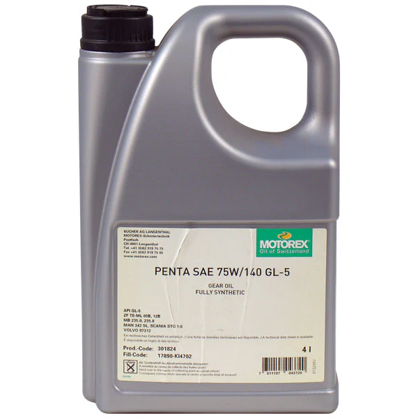 Motorex Penta LS API GL5 75w/140 4L
