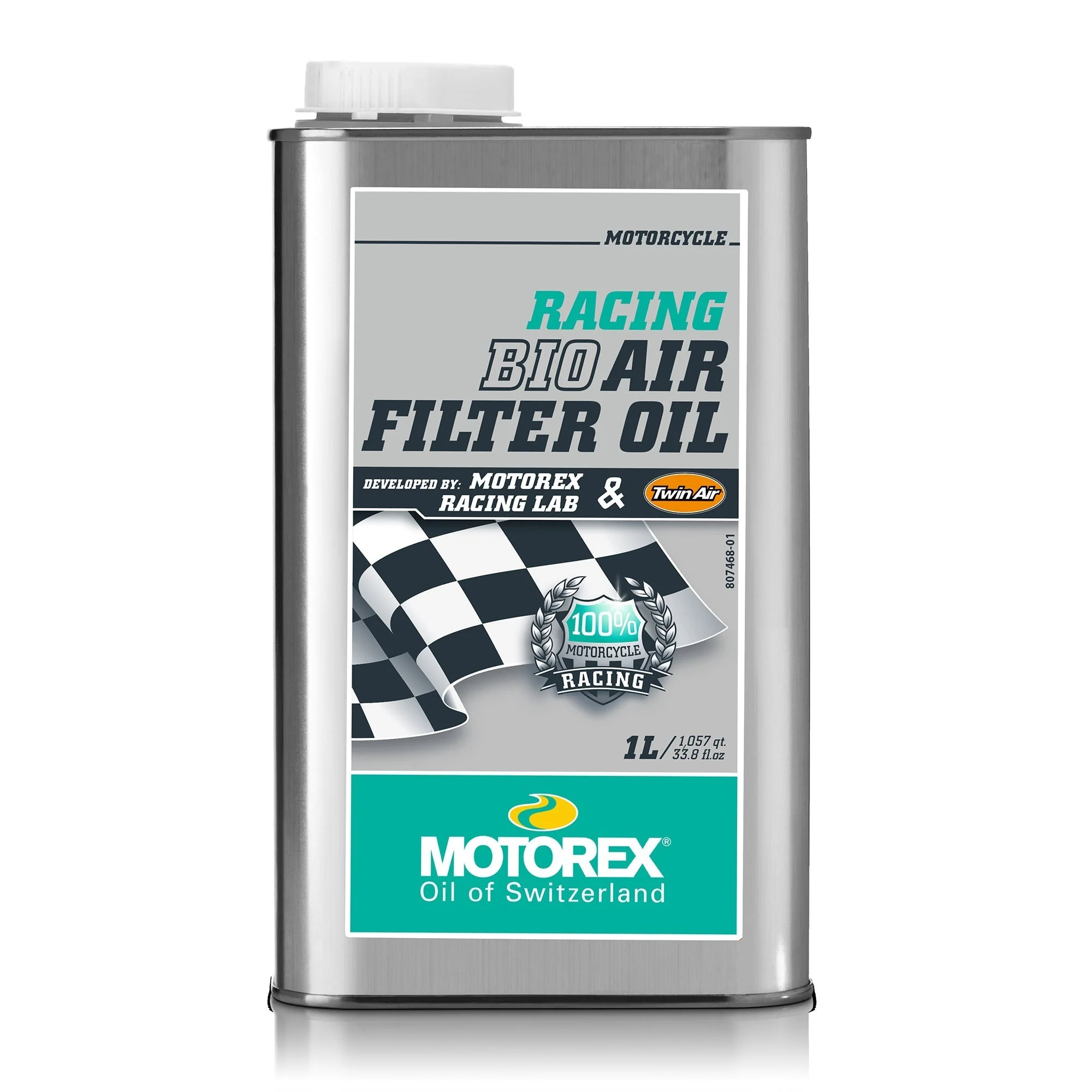 Motorex Racing Bio Power Filter Oil Liquid Twinair Green 1L
