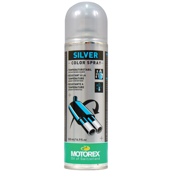 Motorex Silver Colour Spray (+400C) Aerosol 500ml
